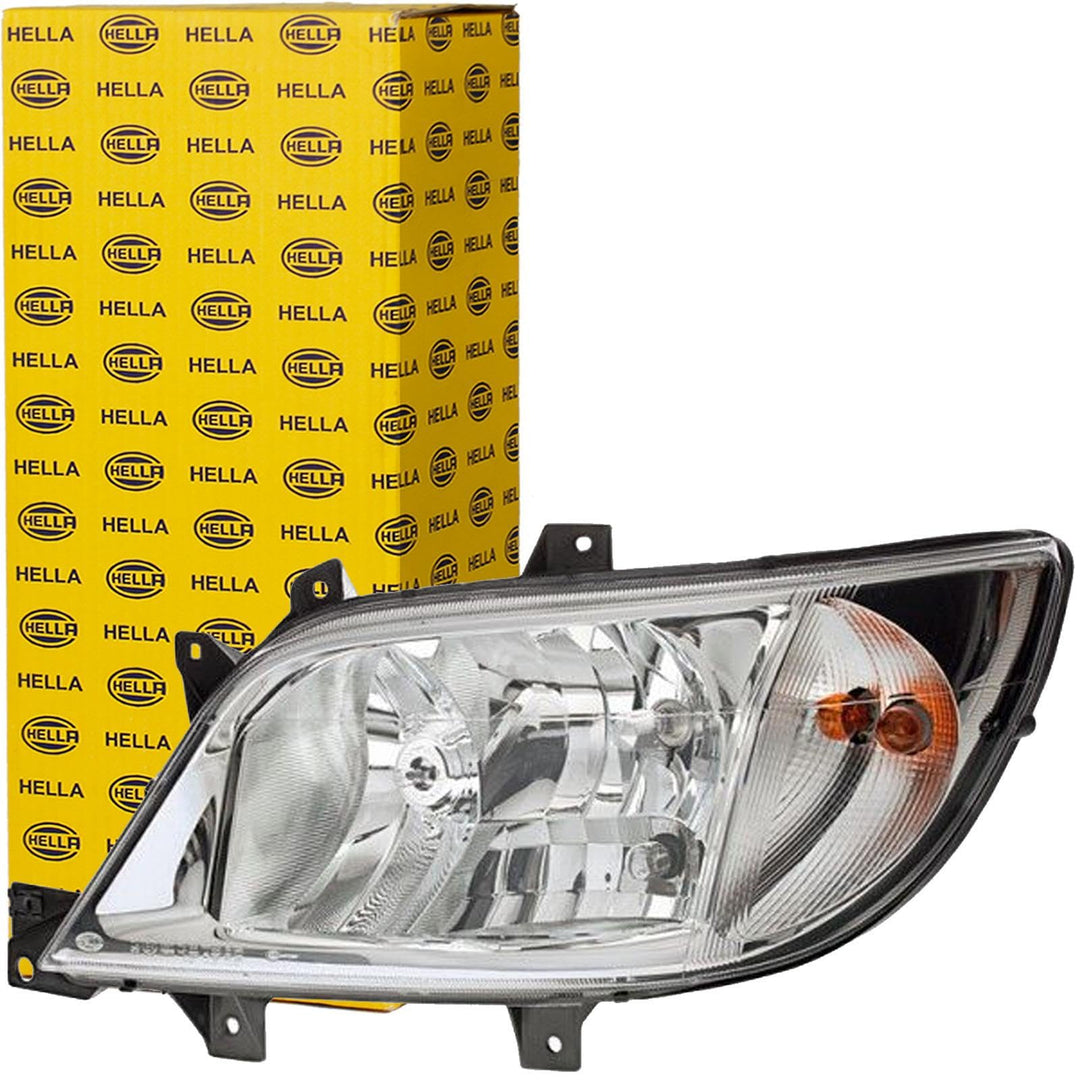 HELLA 1EH 246 047-051 Halogen-Hauptscheinwerfer - links - für u.a. Mercedes-Benz Sprinter 3-T Chassi