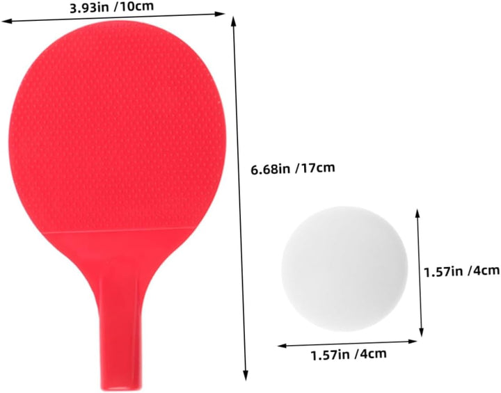 HEMOTON 8 Stück Pong Schläger Mini Tischtennis Tischtennisschläger Tennisschläger Tischtennistrainer
