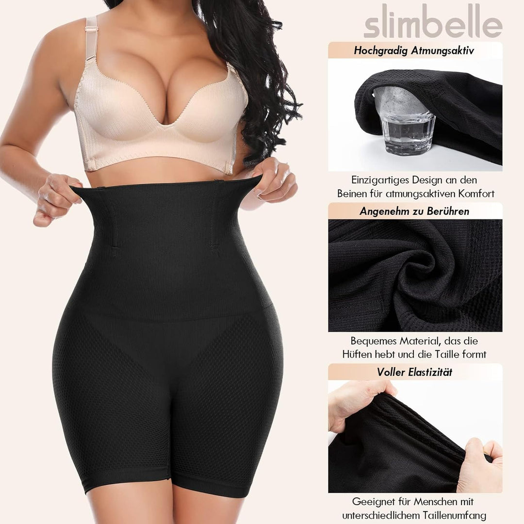 SLIMBELLE Miederpants Bauch Weg Damen Figurenformend Miederpants Tummy Control Shapewear Unterhose M