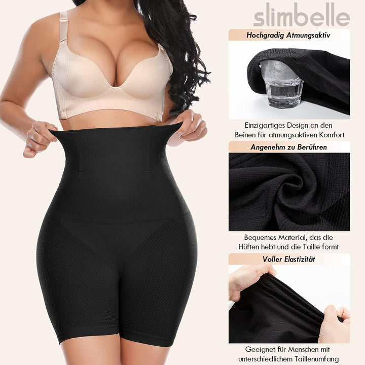 SLIMBELLE Miederpants Bauch Weg Damen Figurenformend Miederpants Tummy Control Shapewear Unterhose M