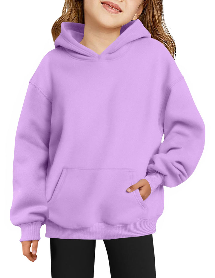 Arshiner Mädchen Kapuzenpullover Warm Fleece Kinder Hoodie Winter Pullover mit Tasche Sweatshirt für