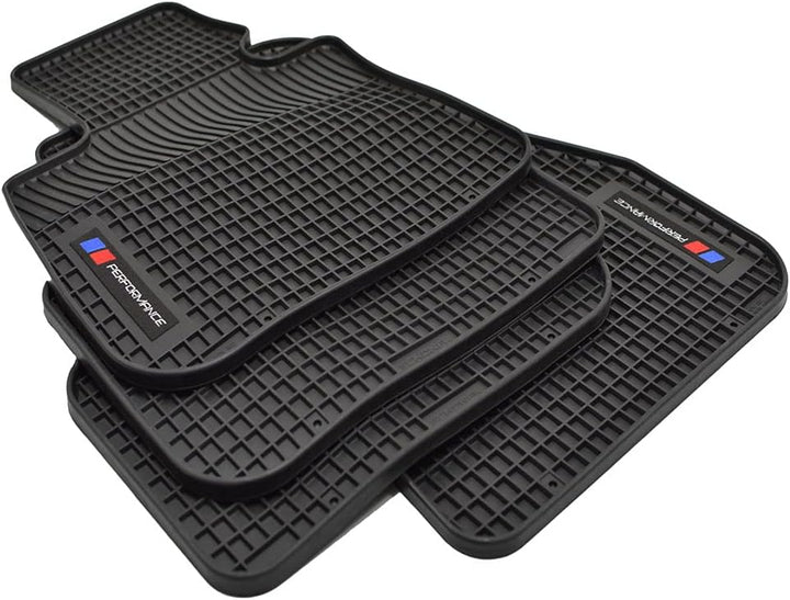 Mattenprofis Edition Gummimatten Gummifussmatten kompatibel mit BMW 4er Grand Coupe F36 ab Bj. 2014