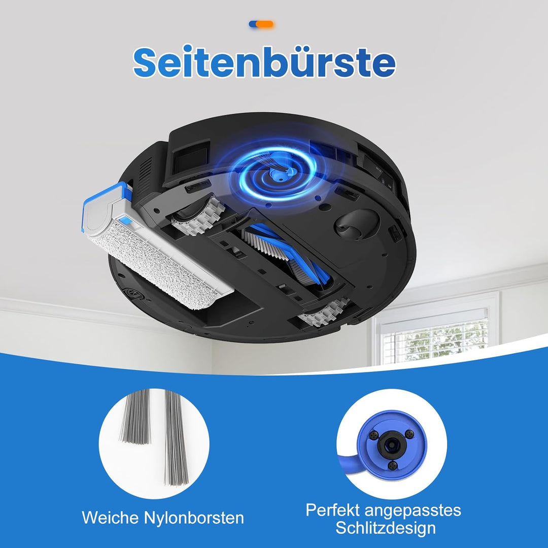 21 Stück Zubehör für Ecovacs Deebot X9 PRO Omni / X11 PRO Omni Saugroboter, Ersatzteile mit 1 Hauptb