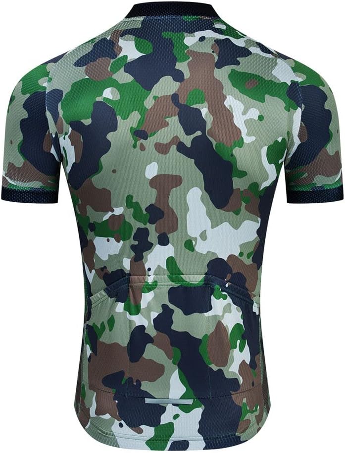 Langarm-Radtrikot für Herren, reflektierend, für BMX, MTB, atmungsaktiv und bequem, S-3XL M 2ht04, M