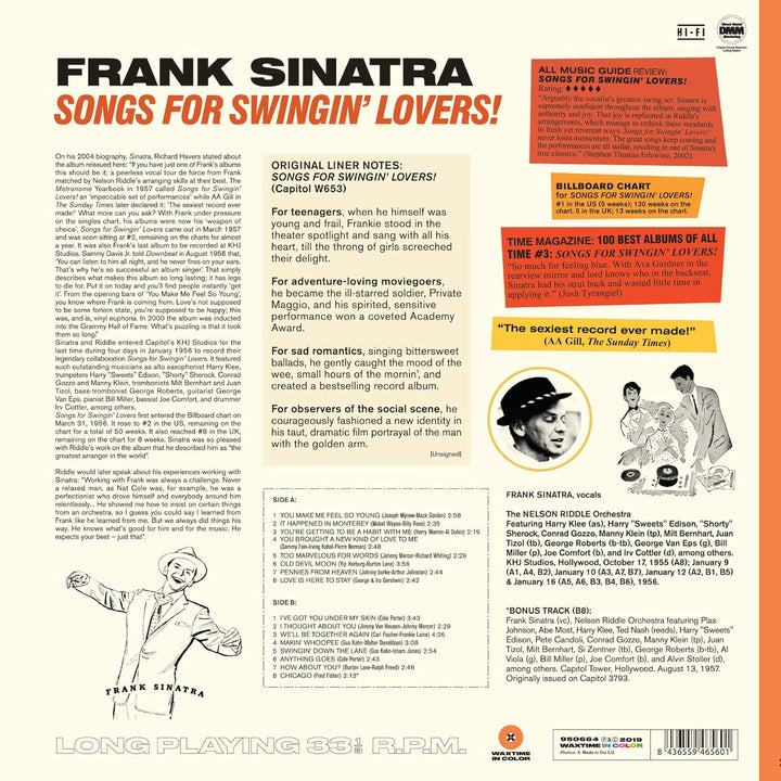 Songs for Swingin' Lovers! (Ltd., Vinyl
