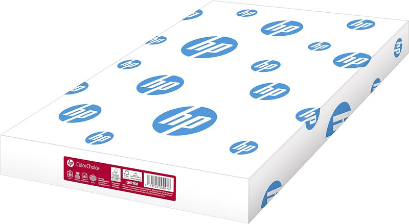 HP Druckerpapier, Farblaserpapier Color-Choice CHP 760: 90 g, DIN-A3, weiss, extraglatt, 500 Blatt –