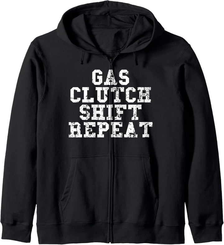Car Racer Funny - Gas Kupplung Shift Repeat Kapuzenjacke