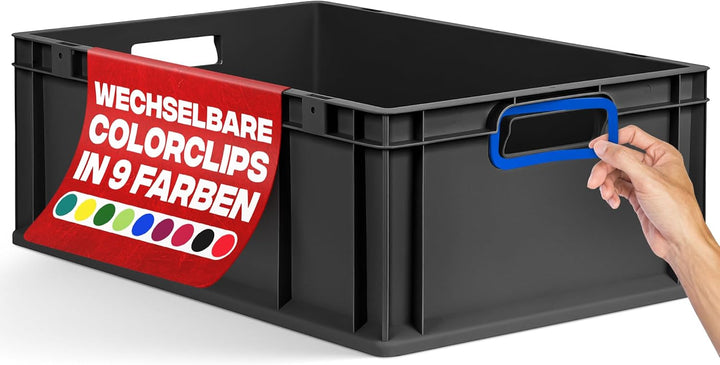aidB Eurobox NextGen 2.0 Cycle - 600x400x220mm – 44L Aufbewahrungsbox aus recyceltem Material - Stap