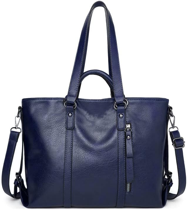 Coolives Damentasche Damen Henkeltasche mit Schultergurt aus PU-Leder Vintage Handtasche Retro Tasch
