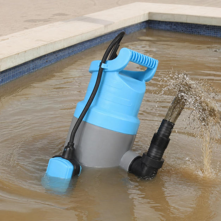 Tauchpumpe FLX 750 (750 W, 13200 l/h, max. Förderhöhe 9 m) – Schmutzwasserpumpe &amp; Klarwasserpumpe -