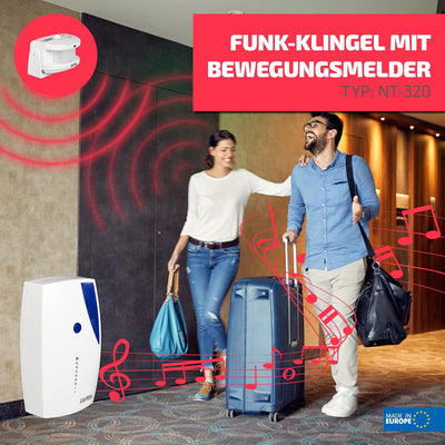 Funk-klingel mit bewegungsmelder NT-320 Sundi Zamel