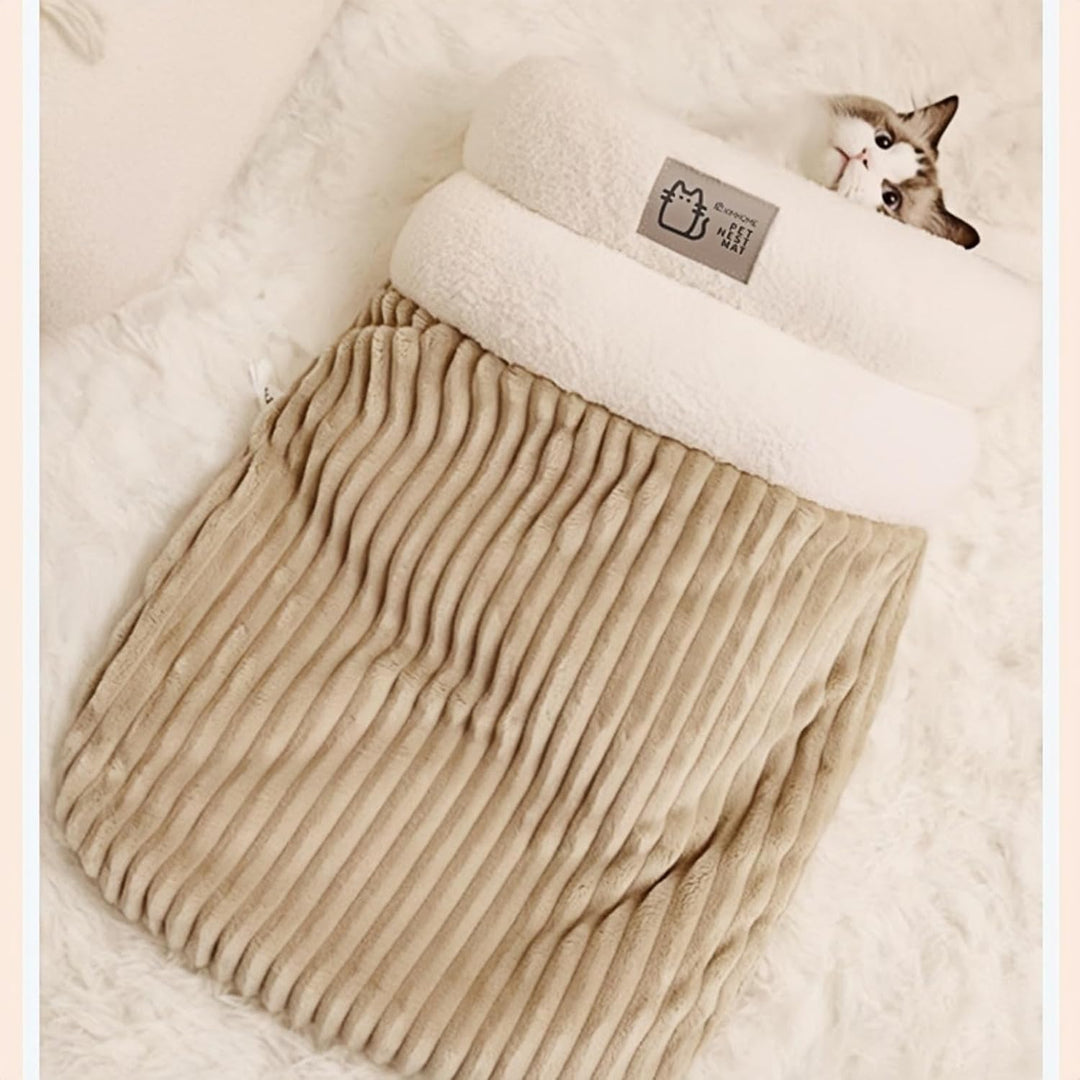Schlafsack für Katzen Katzenschlafsack Kuschelhöhle Katze Warm Katzenbett Katzensack Gifts for Small