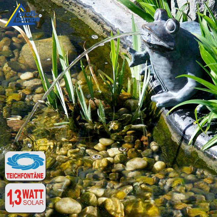 Garten BRUNNEN SOLAR TEICHPUMPE SOLAR SPRINGBRUNNEN GARTENBRUNNEN SOLAR WASSERSPIEL, Set SOLAR PUMPE