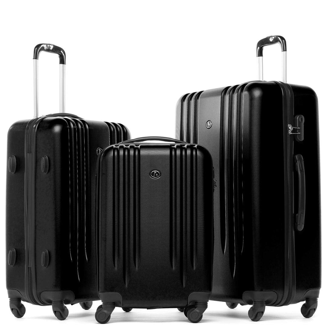 FERGÉ Kofferset mit Trolley Marseille Hartschale 3er Set - Handgepäck 55 cm, L und XL Reisekoffer 4