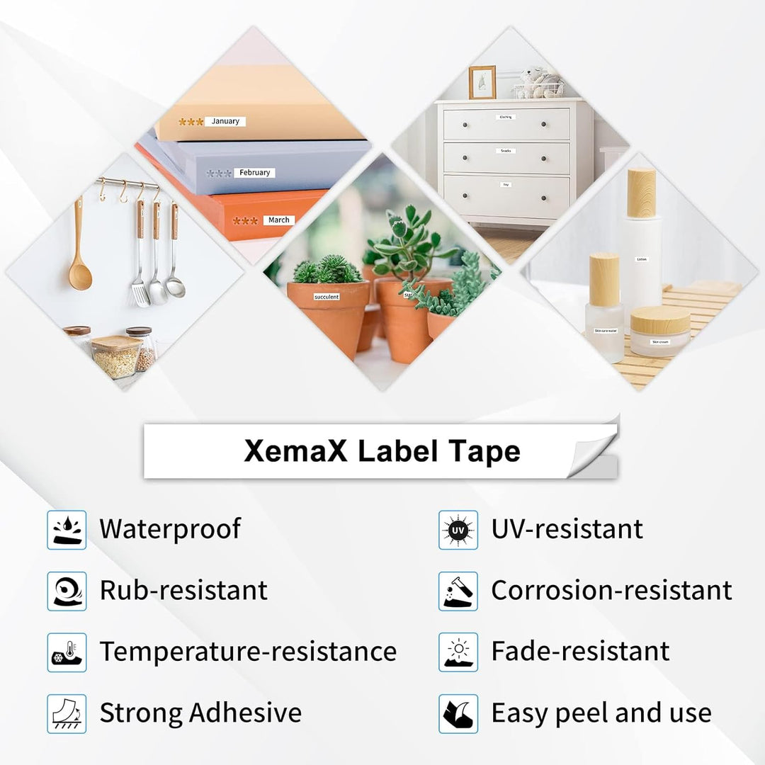 3x XemaX Kompatibel TZe-151 Schriftband Ersatz für Brother P-Touch Bänder 24mm Brother TZe-151 Schri