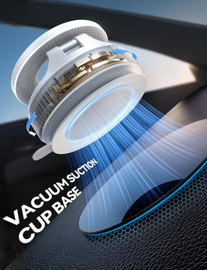 JOYROOM Vakuum Handyhalterung Auto Magnet Faltbar, Saugnapf Handy Halterung Auto Magsafe mit 360° Ve