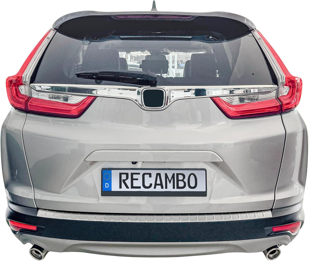 RECAMBO Ladekantenschutz Edelstahl kompatibel für Honda CR-V 5 | Typ RT RW | BJ 2016-2023 - matt geb