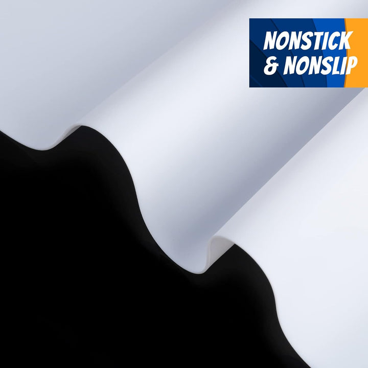FANDAMEI Silikonmatte 60x40 cm, Silikonfolie Bastelmatte Silikon Unterlage Antihafte rutschfeste Tis