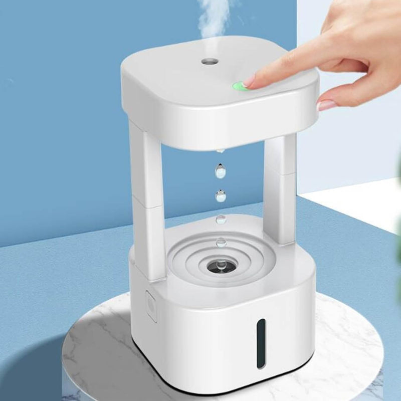 Tonysa 580 Ml Anti-Schwerkraft-Wassertropfen-Luftbefeuchter, Kühlnebel-Luftbefeuchter mit LED-Leucht