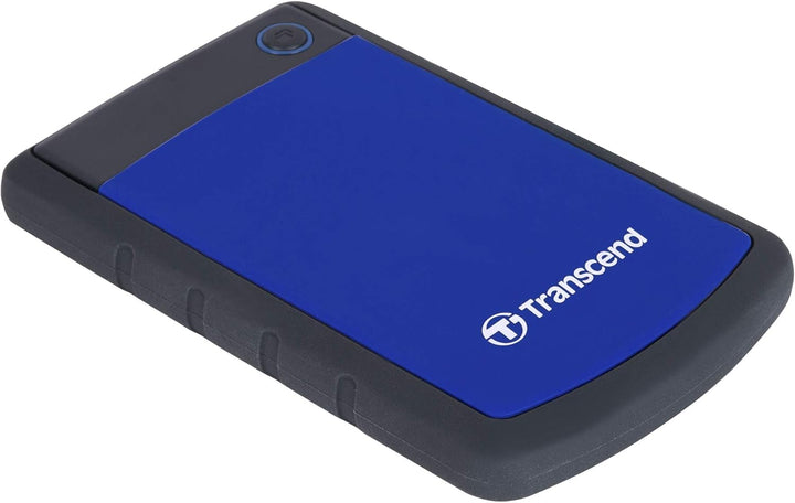 Transcend 2TB tragbare, robuste und stabile USB3.1 externe Festplatte (HDD) mit Backup-Funktion (Dat