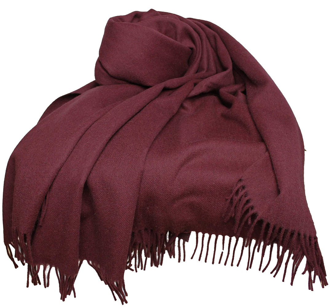 Decke Rotfuchs® Wolldecke Kuscheldecke Plaid Wohndecke Winter warm Uni Wolle 145 x175 cm Made in Ger