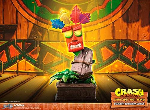 First 4 Figures MINAKUST Aku Aku Crash Bandicoot (Mini Maske) Harz-Statue