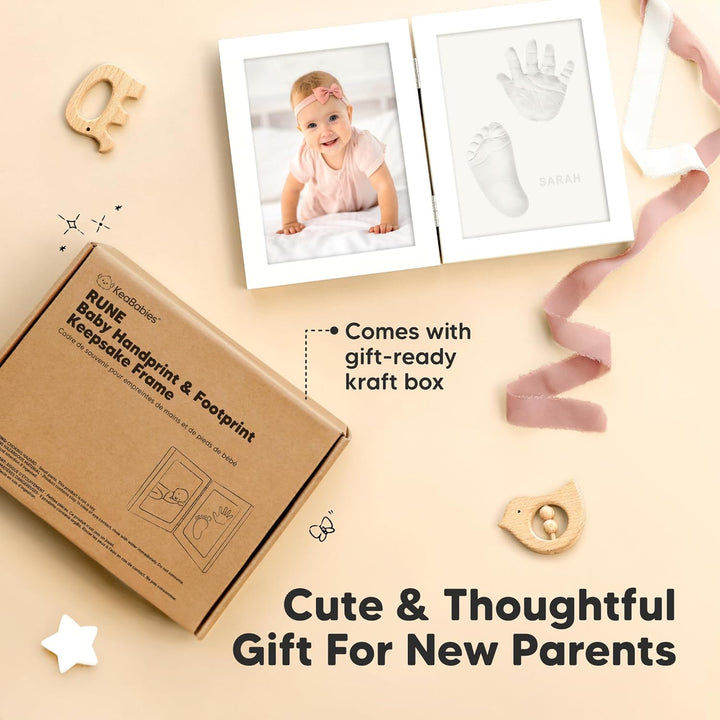 KeaBabies Baby Handabdruck und Fussabdruck Set - Geschenke für Mädchen, Jungen - Personalisierte Fus