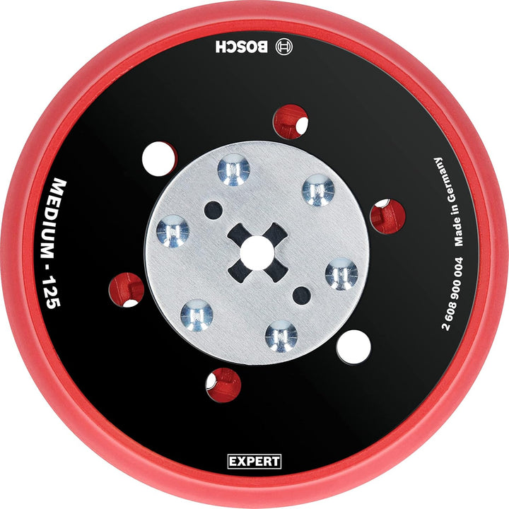 Bosch Professional 1x Expert Multihole Universalstützteller (Version mittel, Ø 125 mm, Zubehör Exzen