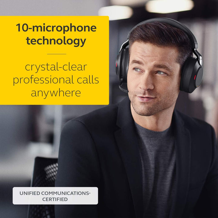 Jabra Evolve2 85 Wireless PC Headset with Charging Stand & Evolve2 65 Wireless PC Headset with Charg