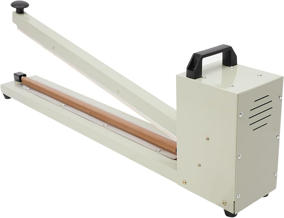 Heisssiegelgerät 750W Folienschweissgerät 600mm Manuelle Impuls-Heisssiegelmaschine 2 Sekunden Impul