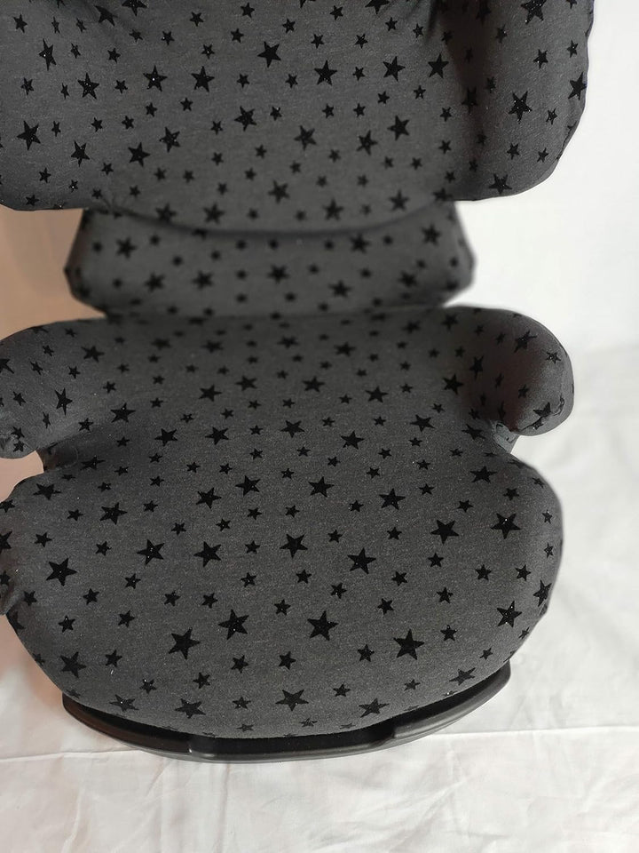MOON-BEBE Schutzhülle für Cybex Pallas, Silver Pallas Fix und Pallas 2 Fix Nergo (black stars)