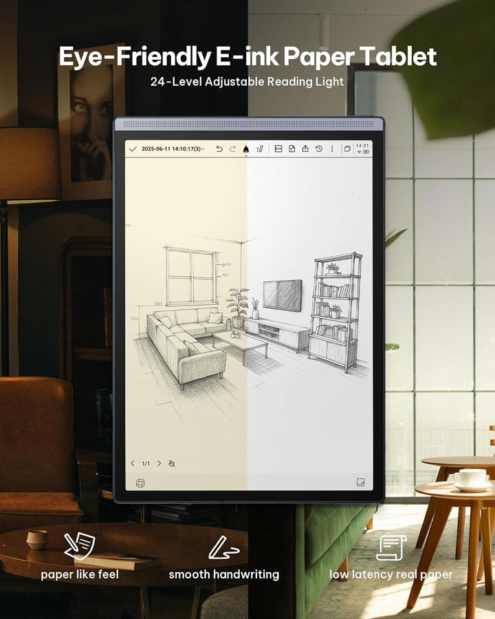iFLYTEK AINOTE Air 2 Paper Tablet, 8,2-Zoll-E-Ink-Tablet mit AI, Sprach-zu-Text-Transkription, Mehrs