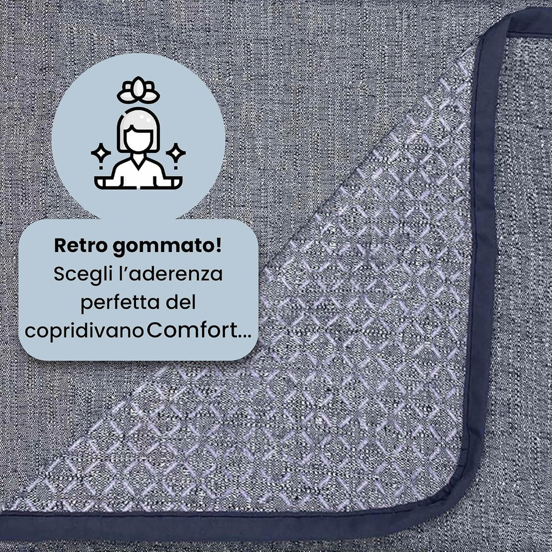 Komfort-Antigleiten-Sofa-Decke,1 Platz, dunkel blau 1 Platz Dunkel Blau, 1 Platz Dunkel Blau