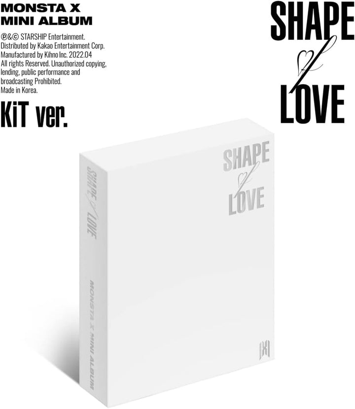[KIHNO KIT] MONSTA X - SHAPE of LOVE (11th Mini Album) SMC + Extra Photocards Set
