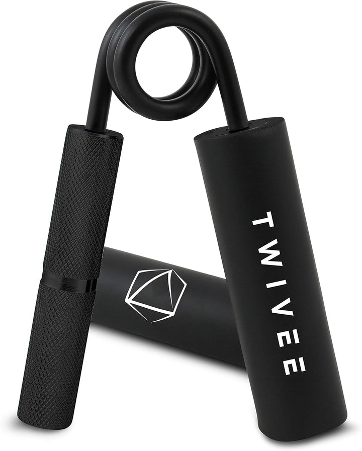 TWIVEE - Fingerhantel - Unterarmtrainer für maximale Griffkraft - Gripper aus gehärtetem Stahl und A