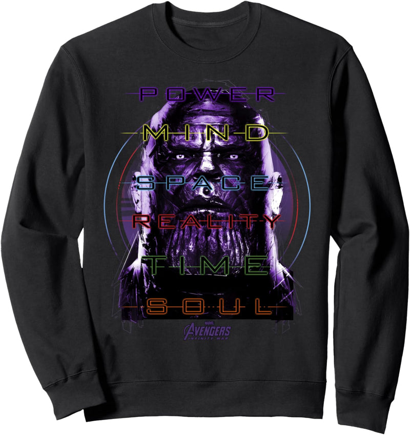 Marvel Infinity War Thanos 6 Infinity Stone Manifest Sweatshirt