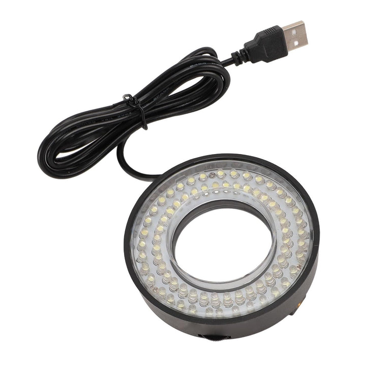 72 LED-Ringlichtbeleuchtung, 6500 K Bis 7500 K Verstellbares Mikroskop-Ringlicht, USB 5 V Mikroskop-