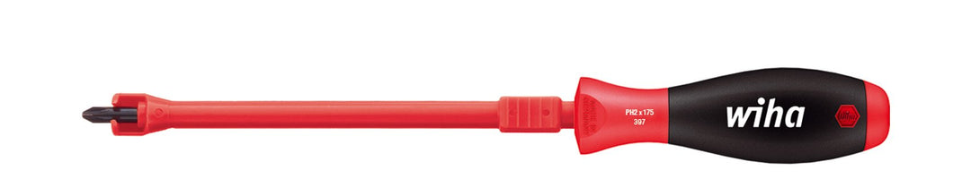 Wiha Schraubendreher SoftFinish® Phillips mit Festhaltefunktion (32406) PH0 x 100 mm, PH0 x 100 mm