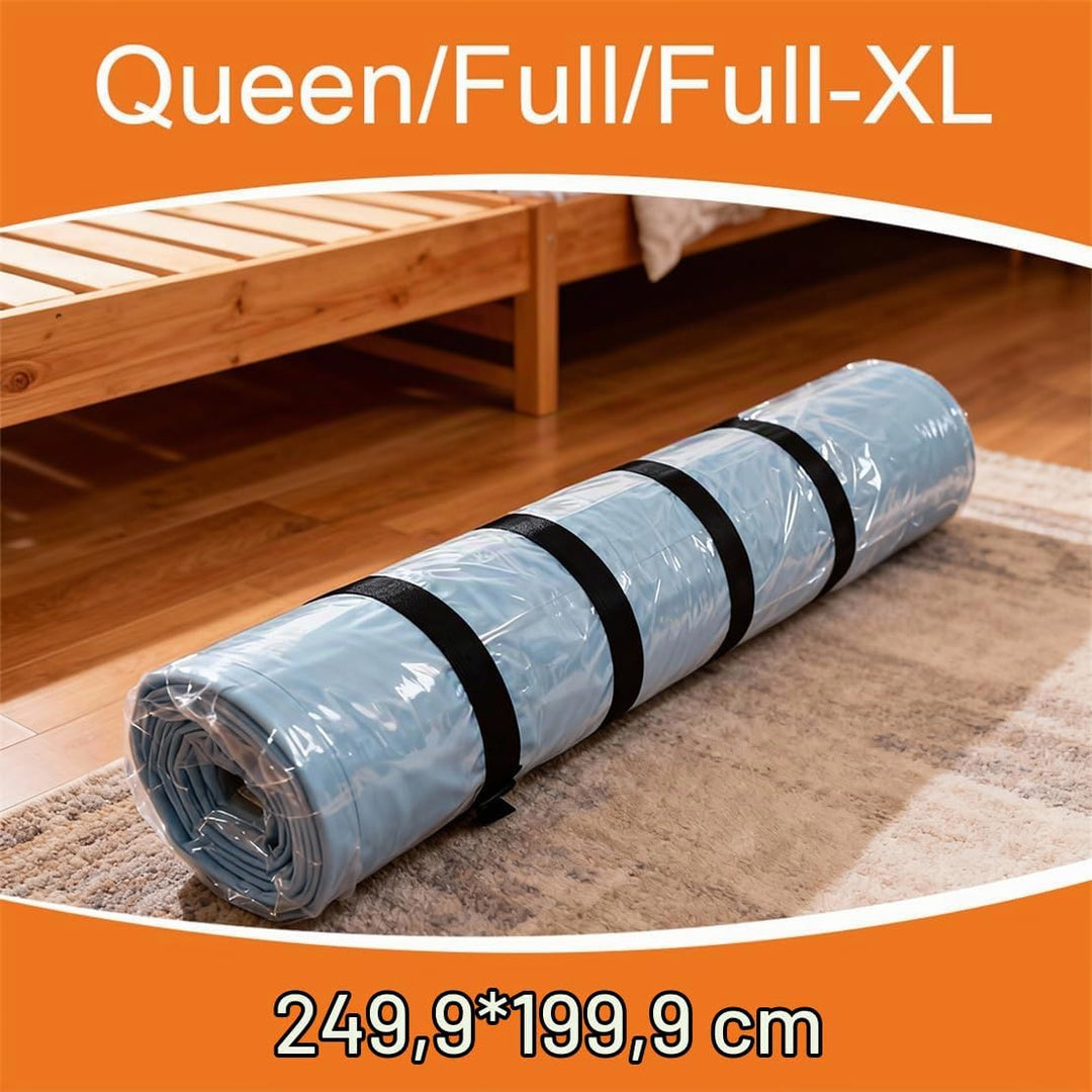 Vakuumbeutel für Matratzen 200x250cm Matratze Vakuumieren Aufbewahrungsbeutel mit Spanngurten für Um
