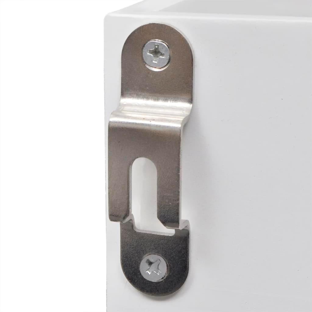 vidaXL Wandschrank Küchenschrank Landhaus Bücher/DVD/Gläser Schrank Regal MDF