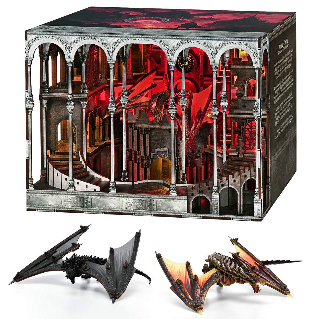 DIY Book Nook Kit, DIY Puppenhäuser Miniatur Haus Kit 3D Puzzle Buchstützen aus Holz, Kreative Gesch