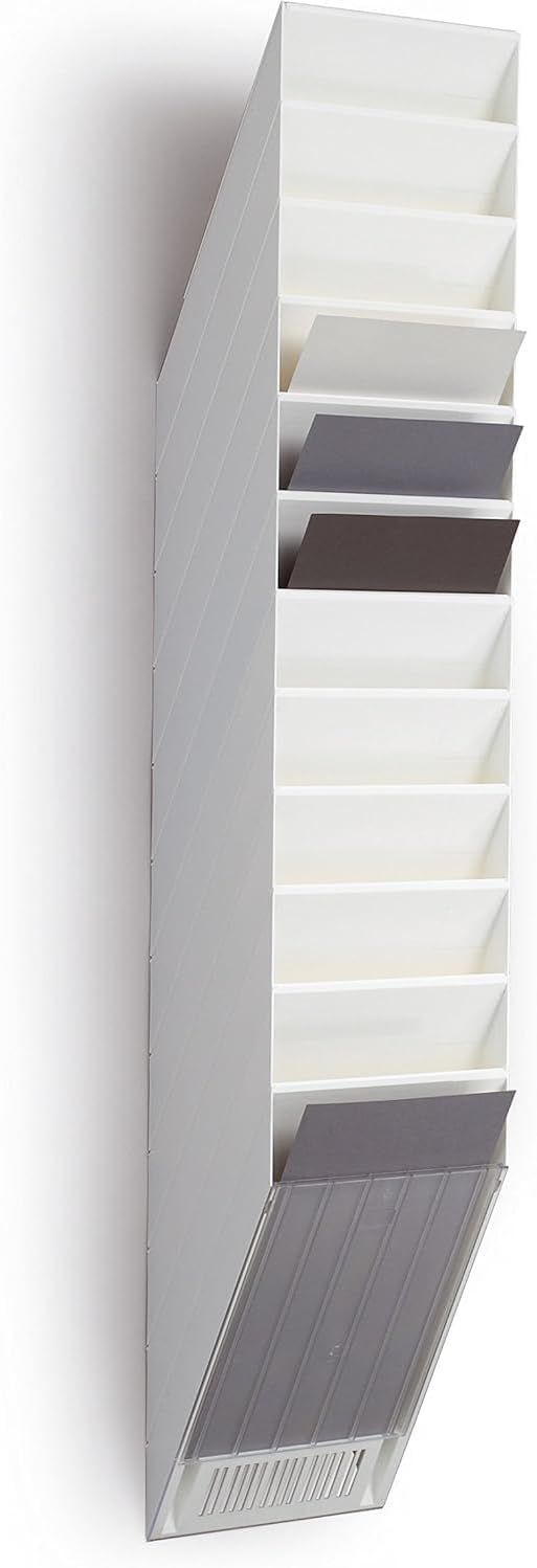 Durable Prospektspenderset Flexiboxx 12 A4, 1 Set, weiss, 1709763010 Weiss Hochformat, Weiss Hochfor
