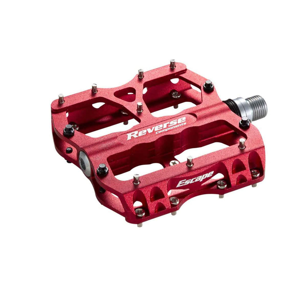 Reverse Escape Flat MTB MTB Fahrrad Pedal Rot - Rot, Rot - Rot