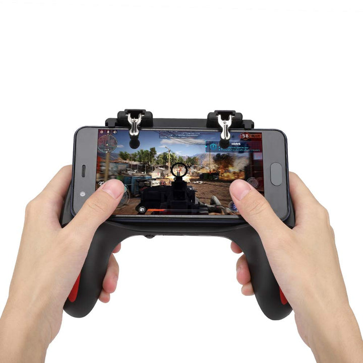 Sutinna Gamepad für Smartphone, Gamepad, doppelter Gamecontroller für Handy, mit Lüfter, 2500 mAh/50
