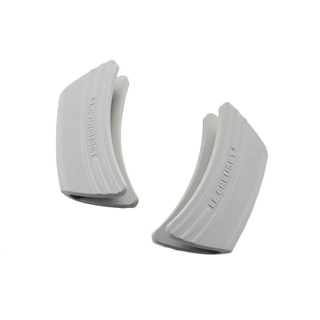 LE CREUSET 93010300541000 SILIKON GRIFFSCHUTZ 2ER-Set PERLGRAU, Mist Grau Mist Grau., Mist Grau.