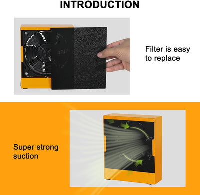 Lötdampfabsauger Rauchabsorber Entferner Rauchverhütungsabsorber 12V DIY Arbeitsventilator für Lötst
