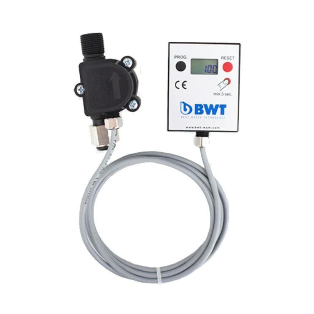 BWT Aquameter mit LCD-Anzeige 3/8" Filter für Wasserhahn, mehrfarbig, einzeln