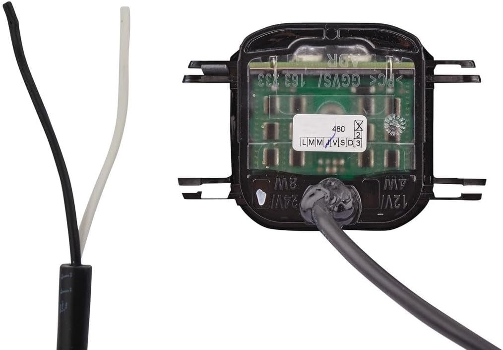 HELLA - Blinkleuchte - LED - 24V - Anbau/geschraubt - Lichtscheibenfarbe: gelb - Kabel: 160mm - Stec