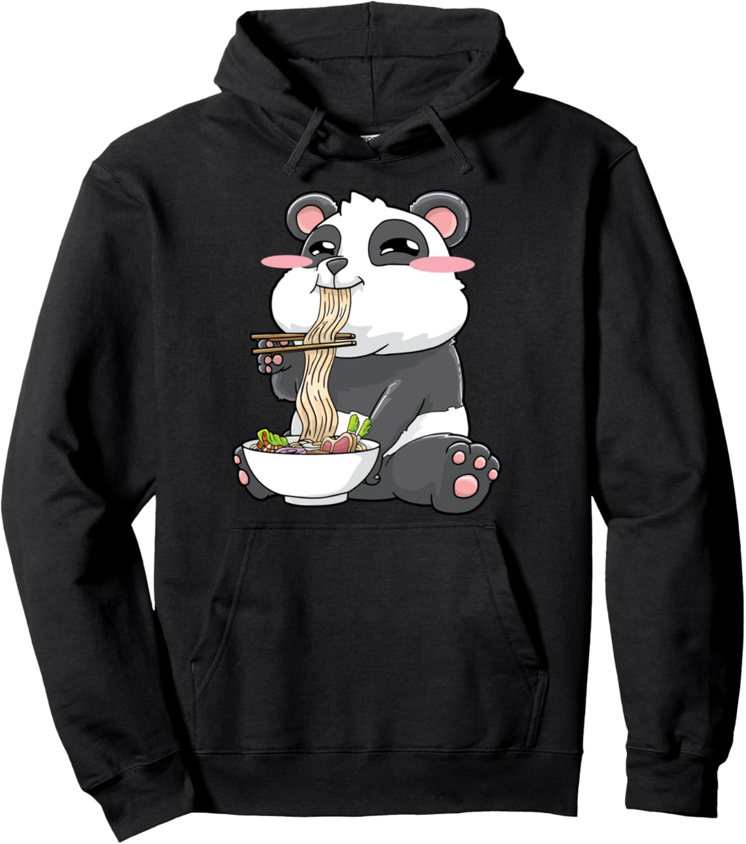 Panda Ramen Kawaii Pullover Hoodie