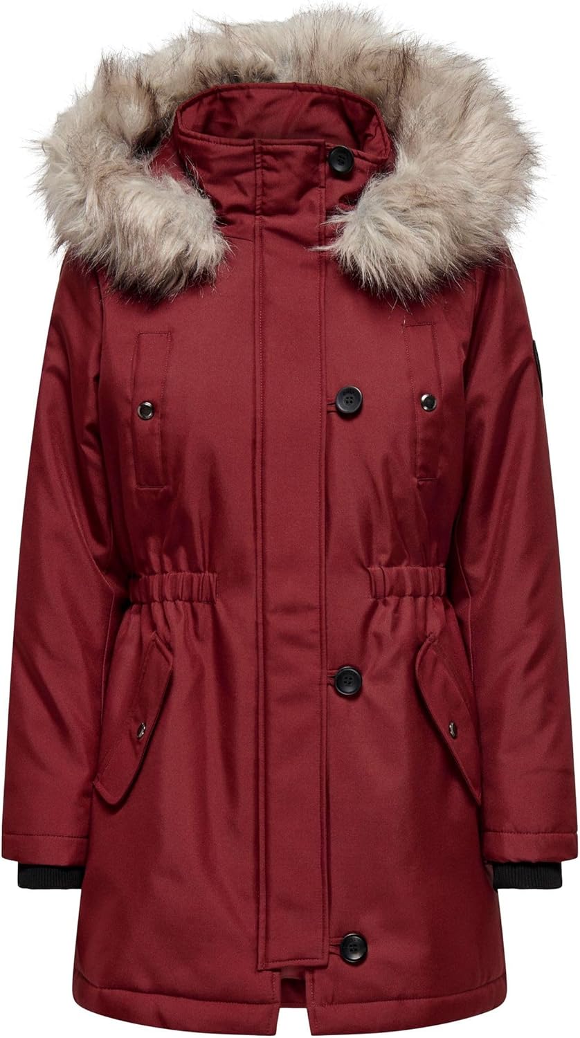 ONLY Female Langer Parka ONLIRIS Langer Parka XS Balsam Green, XS Balsam Green